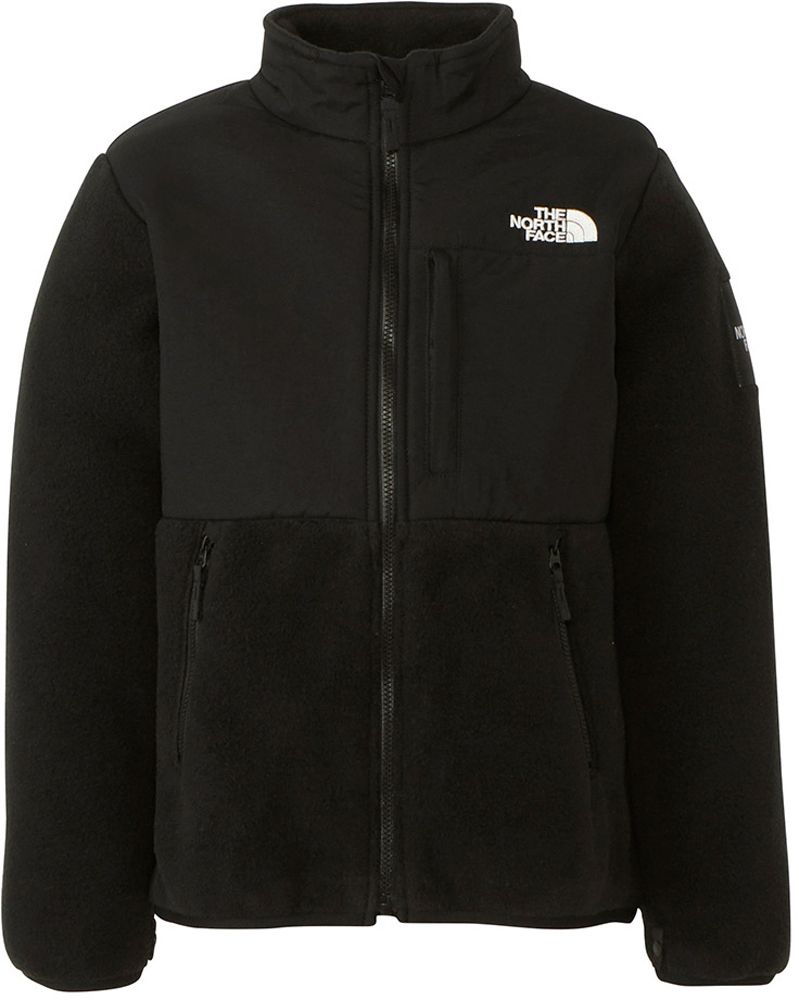 ザ・ノース・フェイス THE NORTH FACE アウトドア デナリジャケット キッズ Denali Jacket アウター 上着 フリース ロゴ入り 刺繍ロゴ NAJ72356 K ブラック