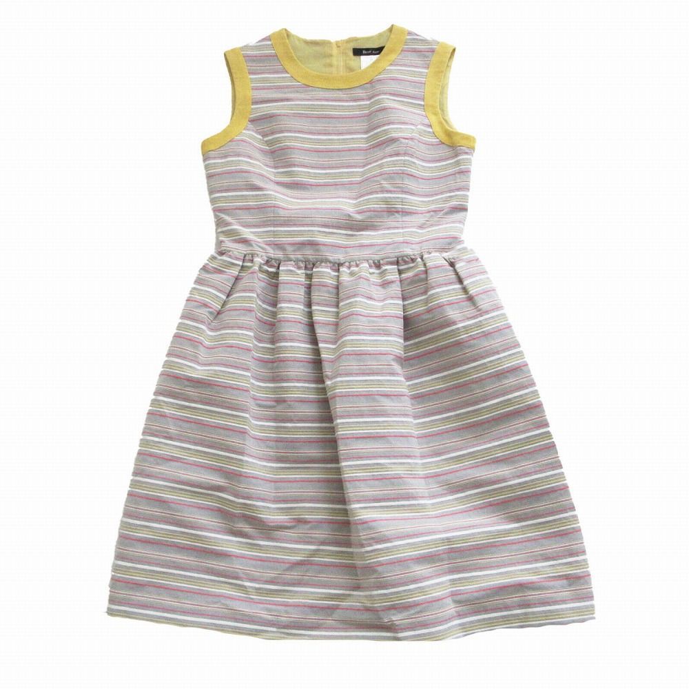 Rene ルネ 5626160 16SS ボーダー柄 ワンピース ドレス ノースリーブ