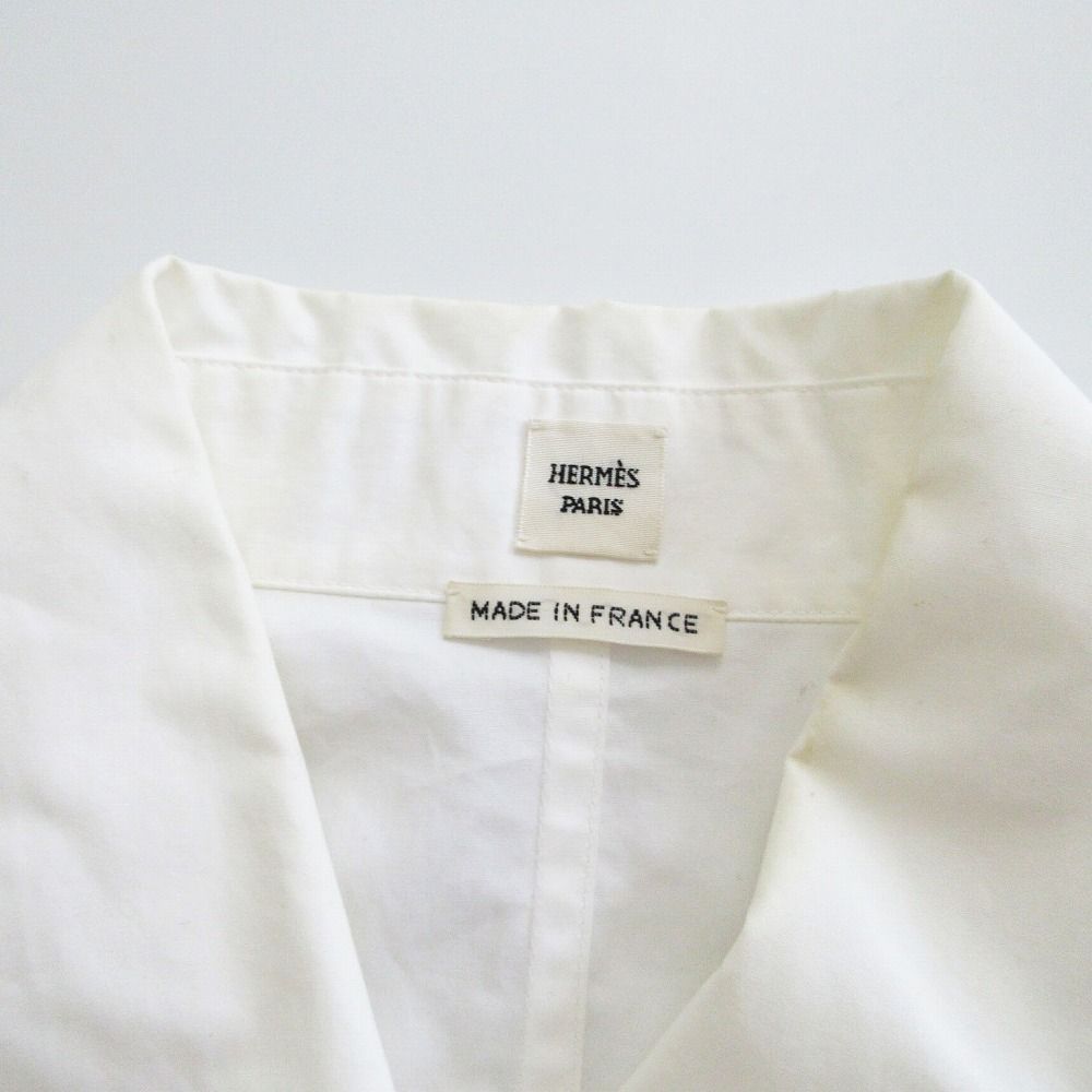 エルメス HERMES クリケティスボタン 2E0501DJ 半袖 シャツ ワンピース
