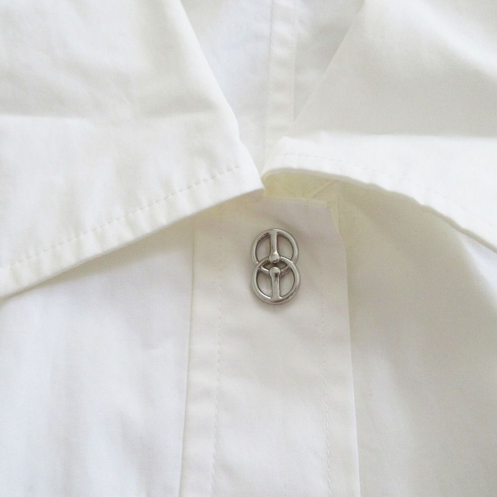 エルメス HERMES クリケティスボタン 2E0501DJ 半袖 シャツ ワンピース