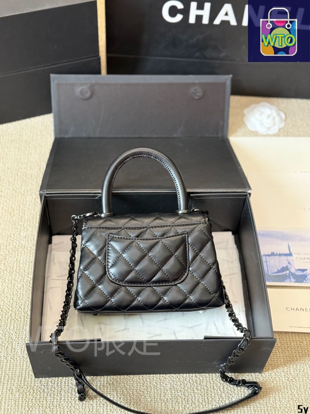 本日限定特価】シャネル ココ ハンドル スモールサイズ 20×14cm