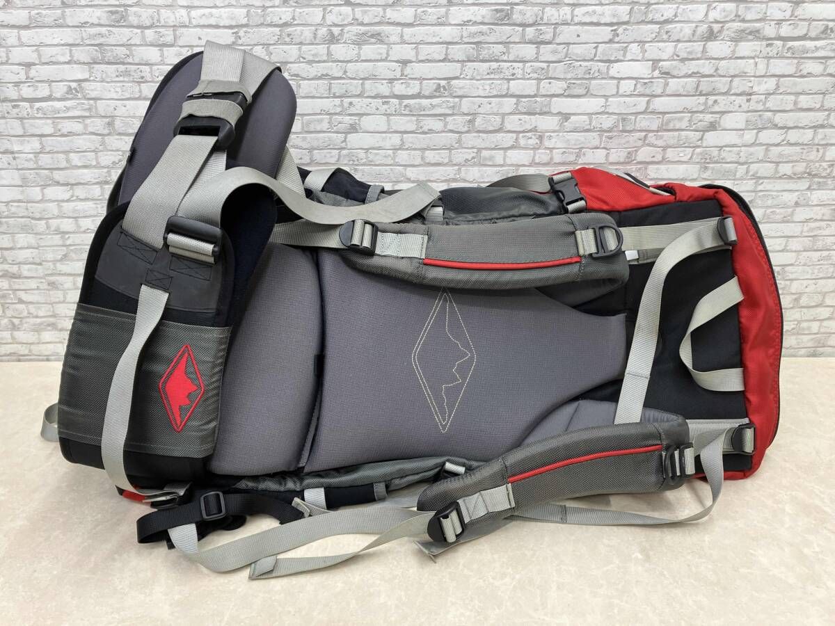 DESIGNS マウンテンデザイン TELLUS 70 テルース ザック メンズ鞄 リュックサック レッド×ブラック