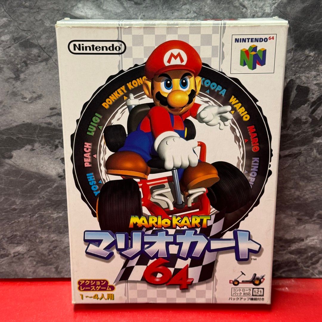 □マリオカート64 ソフト単品 任天堂 NINTENDO64 ソフト 【箱説付き