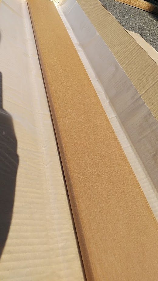 三協アルミ人工木デッキひとと木２幕板 NNSK 90 Nモカブラウン2670 mm 2本