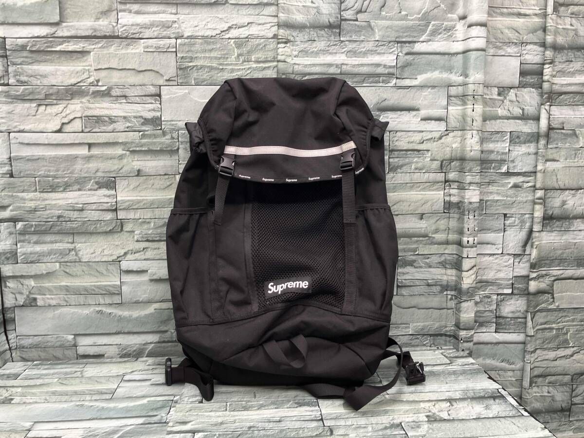 Supreme 24 FW Backpack Black リュック|シュプリーム|黒