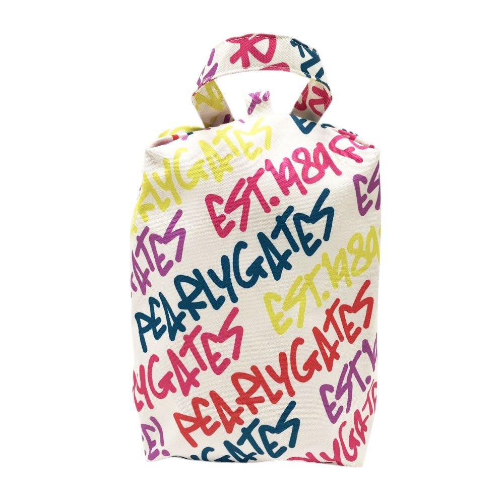 PEARLY GATES パーリーゲイツ シューズケース ニコちゃん 総柄