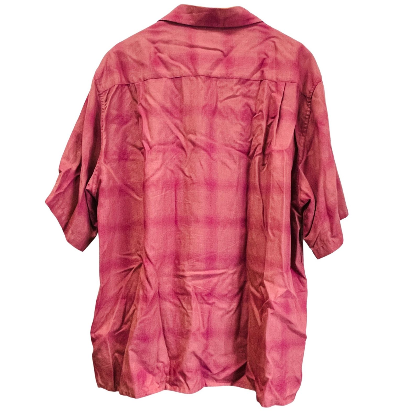 WACKO MARIA ワコマリア OMBRE CHECK OPEN COLLAR SHIRT オンブレ