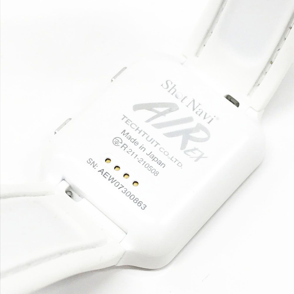 SHOT NAVI ショットナビ AIR EX 腕時計型 ゴルフ用 GPSナビ ホワイト系
