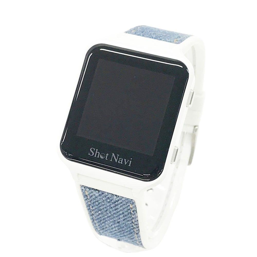 SHOT NAVI ショットナビ AIR EX 腕時計型 ゴルフ用 GPSナビ ホワイト系