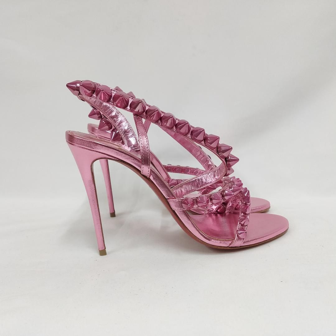 Christian Louboutin♡ピンクサンダル 新品 未使用 Christian Louboutin スピキタ 定番スパイク ピンク 24.5