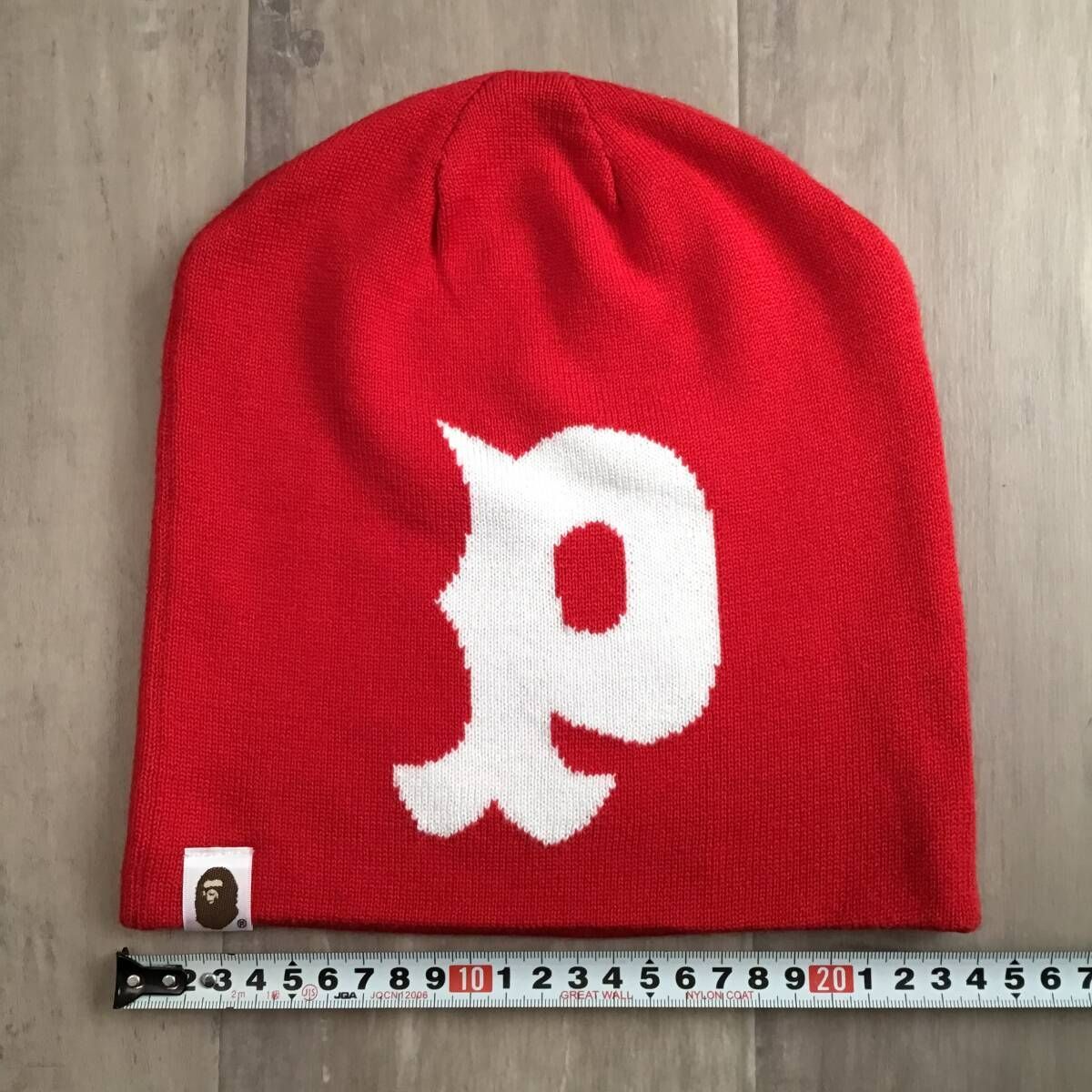 パンダ ニットキャップ レッド a bathing ape BAPE Panda beanie knit