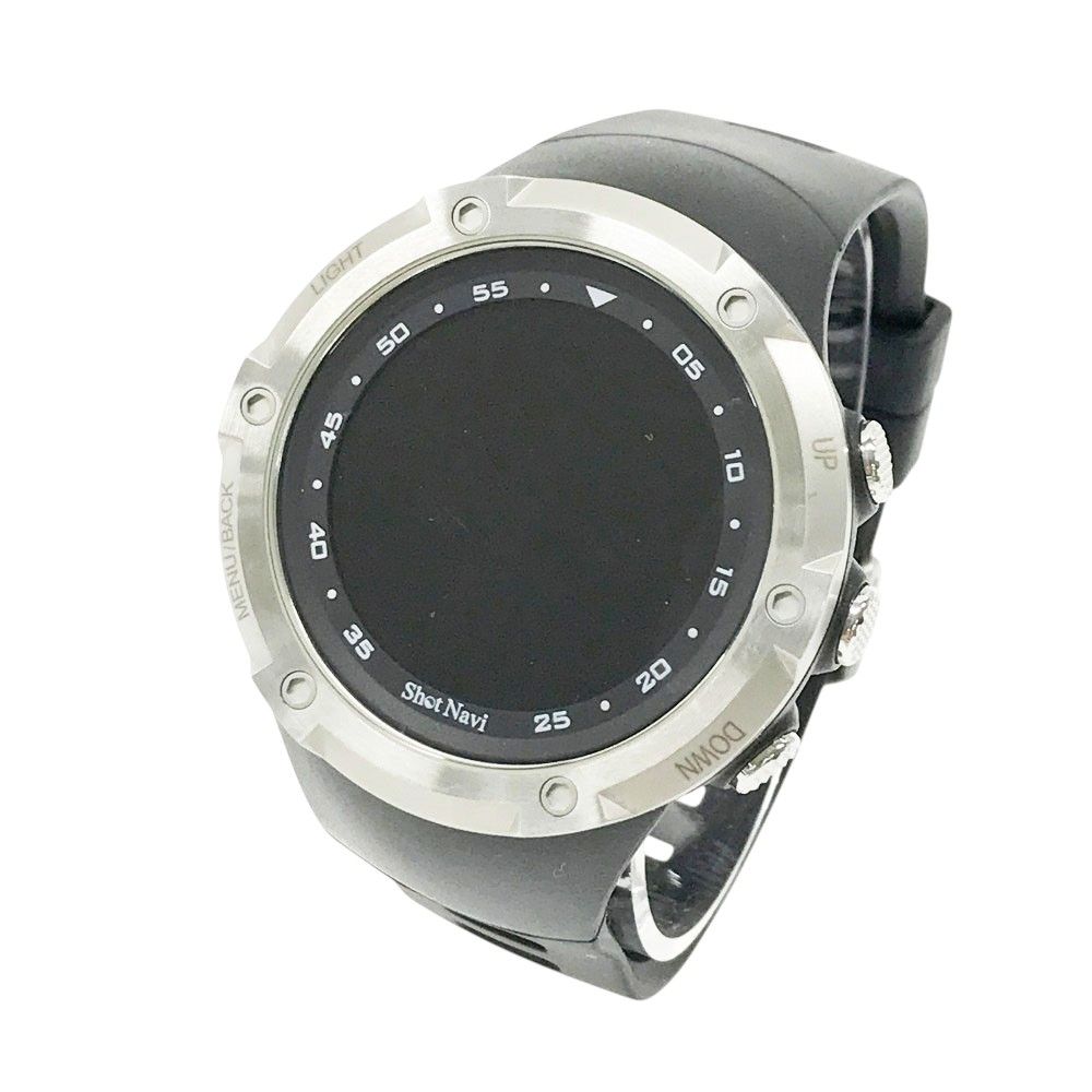 SHOT NAVI ショットナビ W1 Evolve ゴルフウォッチ GPSナビ ブラック系