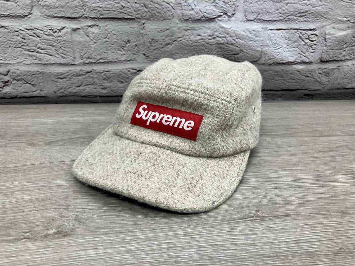 Supreme Harris Tweed Camp Cap キャップ