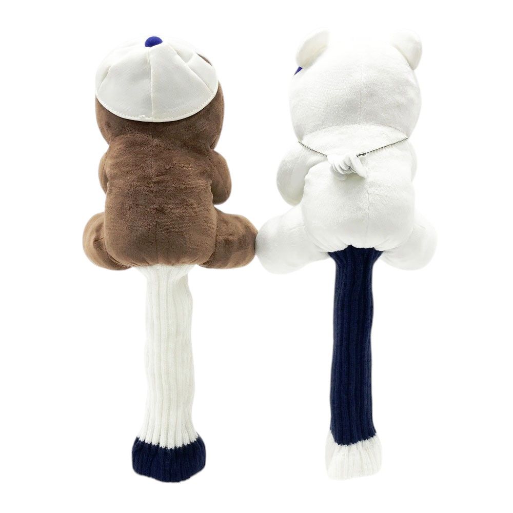 キャロウェイ モデル ベア ヘッドカバー 2点セット ブラウン系 FW ゴルフウェア ストスト