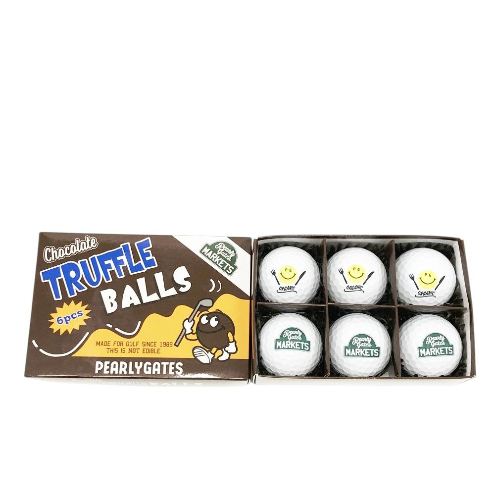 PEARLY GATES パーリーゲイツ ゴルフボール 6pcs ホワイト系