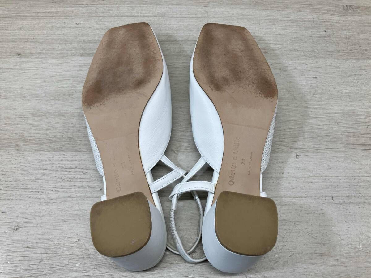 夏 Odette e Odile オデット エ オディール オープントゥパンプス