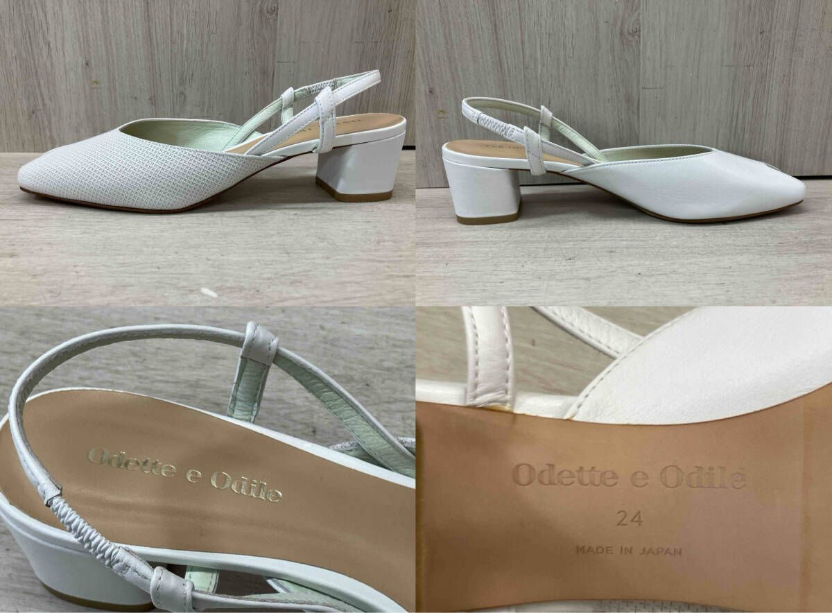 夏 Odette e Odile オデット エ オディール オープントゥパンプス