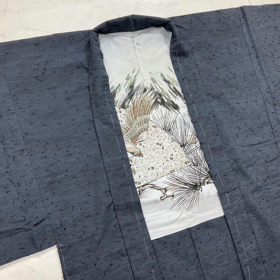 ⬛️kimono+one⬛️男前屋⬛️厳選⬛️未使用同然⬛️十日町紬⬛️男長