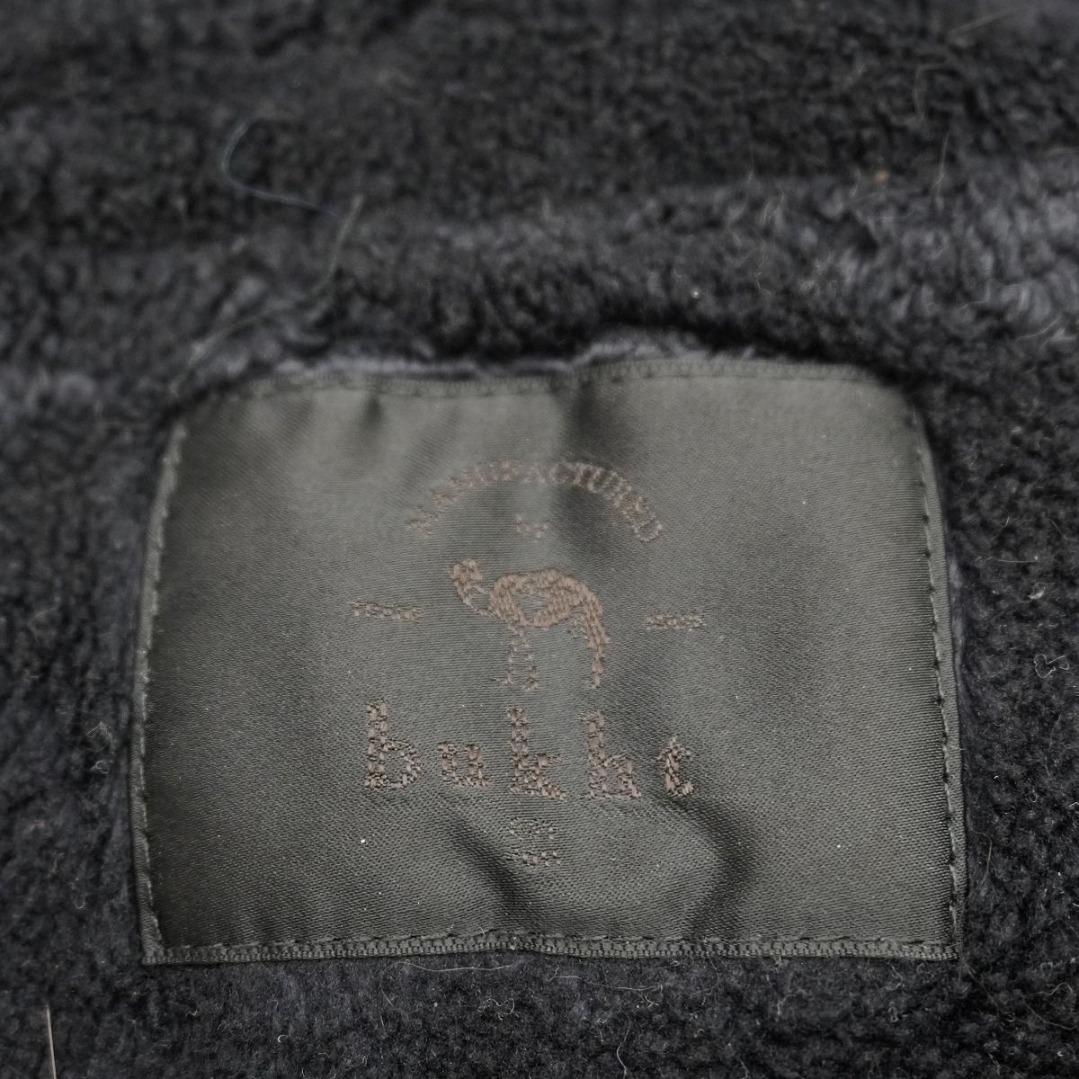 bukht ブフト STAND NECK BOA BLOUSON ORGANIC COTTON スタンド ネック 