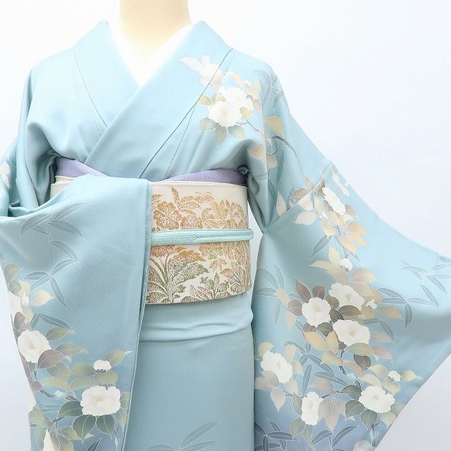 Y3652◇正絹 作家物落款 手縫い仕立て トールサイズ 訪問着 着物 Y3652◇正絹 作家物落款 手縫い仕立て トールサイズ 訪問着 着物 2025