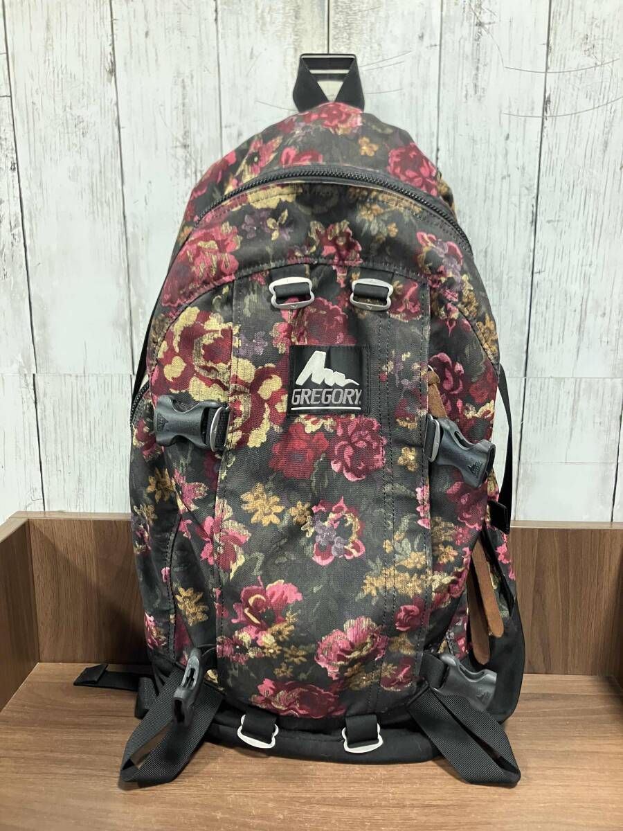 GREGORY グレゴリー リュック 旧ロゴ 花柄
