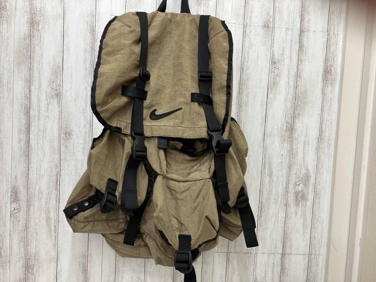NIKE 90s パラシュートバックパック ベージュ ヴィンテージ リュック 