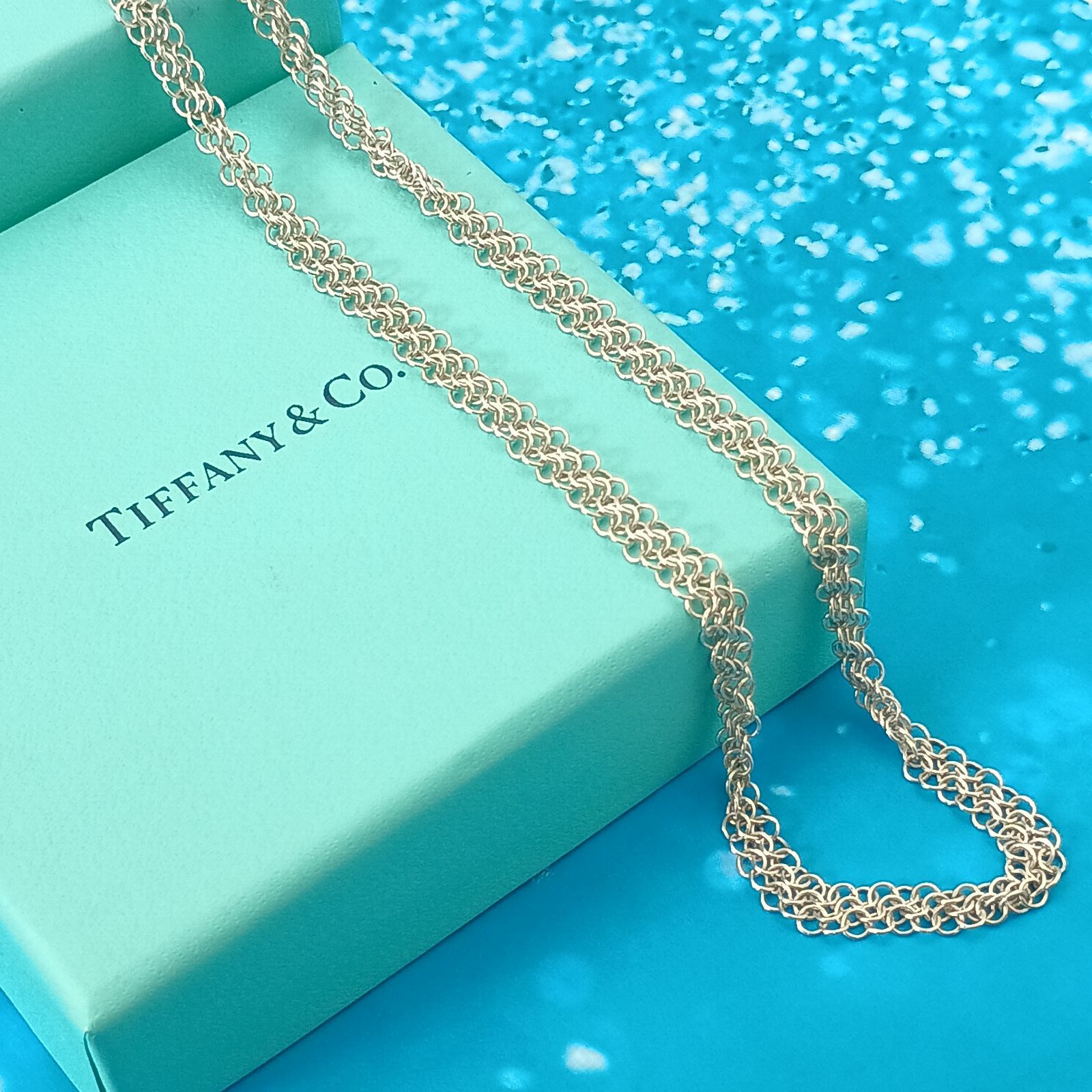 TIFFANY&Co. ティファニー メッシュ サマセット チェーン ロング