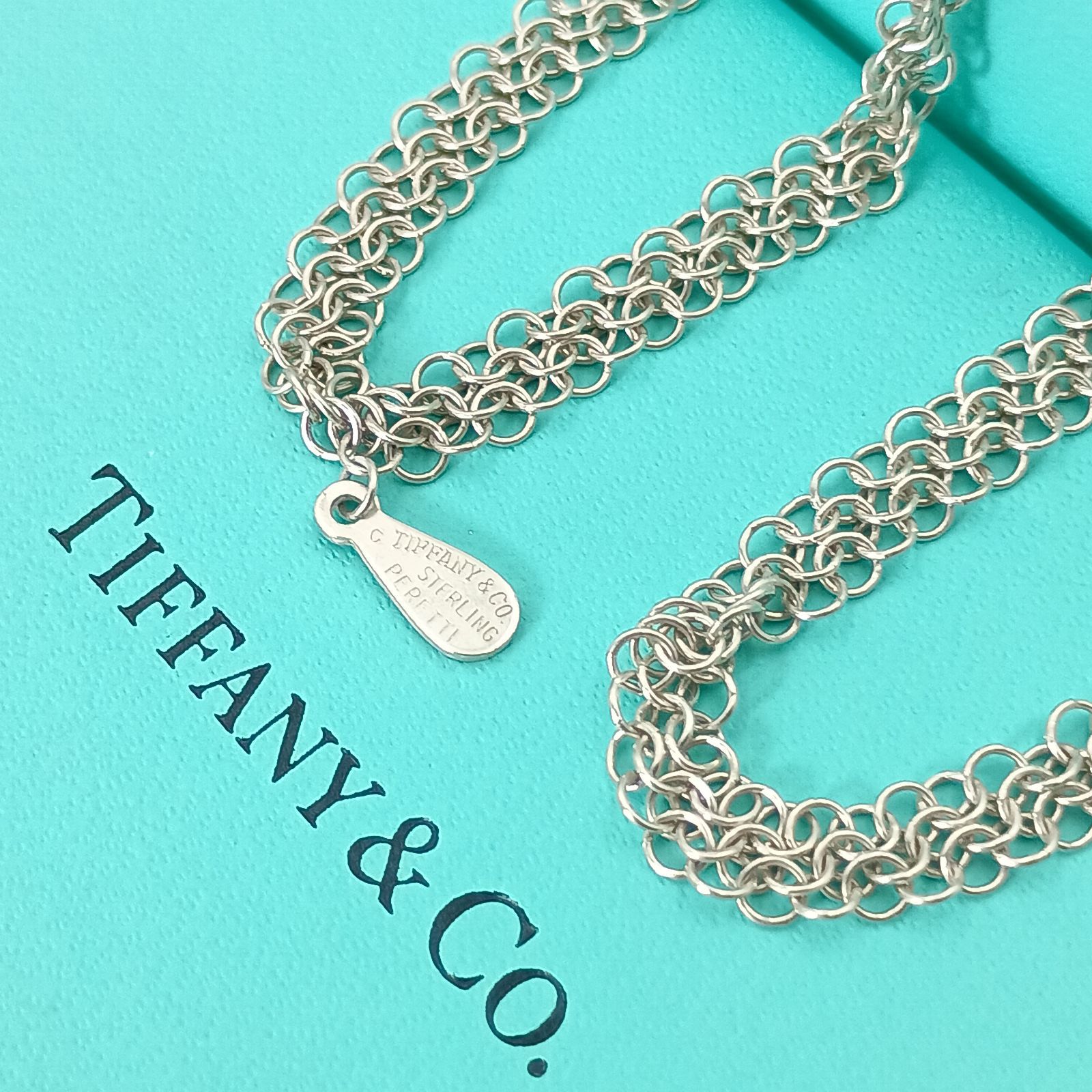 TIFFANY&Co. ティファニー メッシュ サマセット チェーン ロング