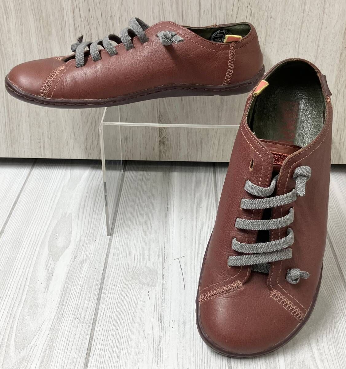 CAMPER カンペール スニーカー サイズ37 ブラウン - メルカリ