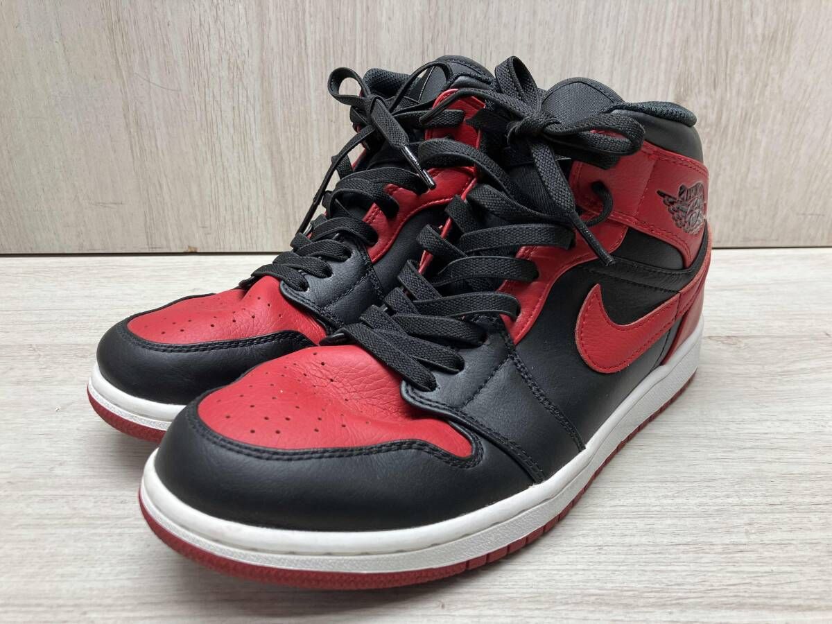 エアジョーダン 1 ブラック/レッド ハイカット NIKE/ナイキ AIR JORDAN 1 MID/エアジョーダン 1 ミッド 'BRED