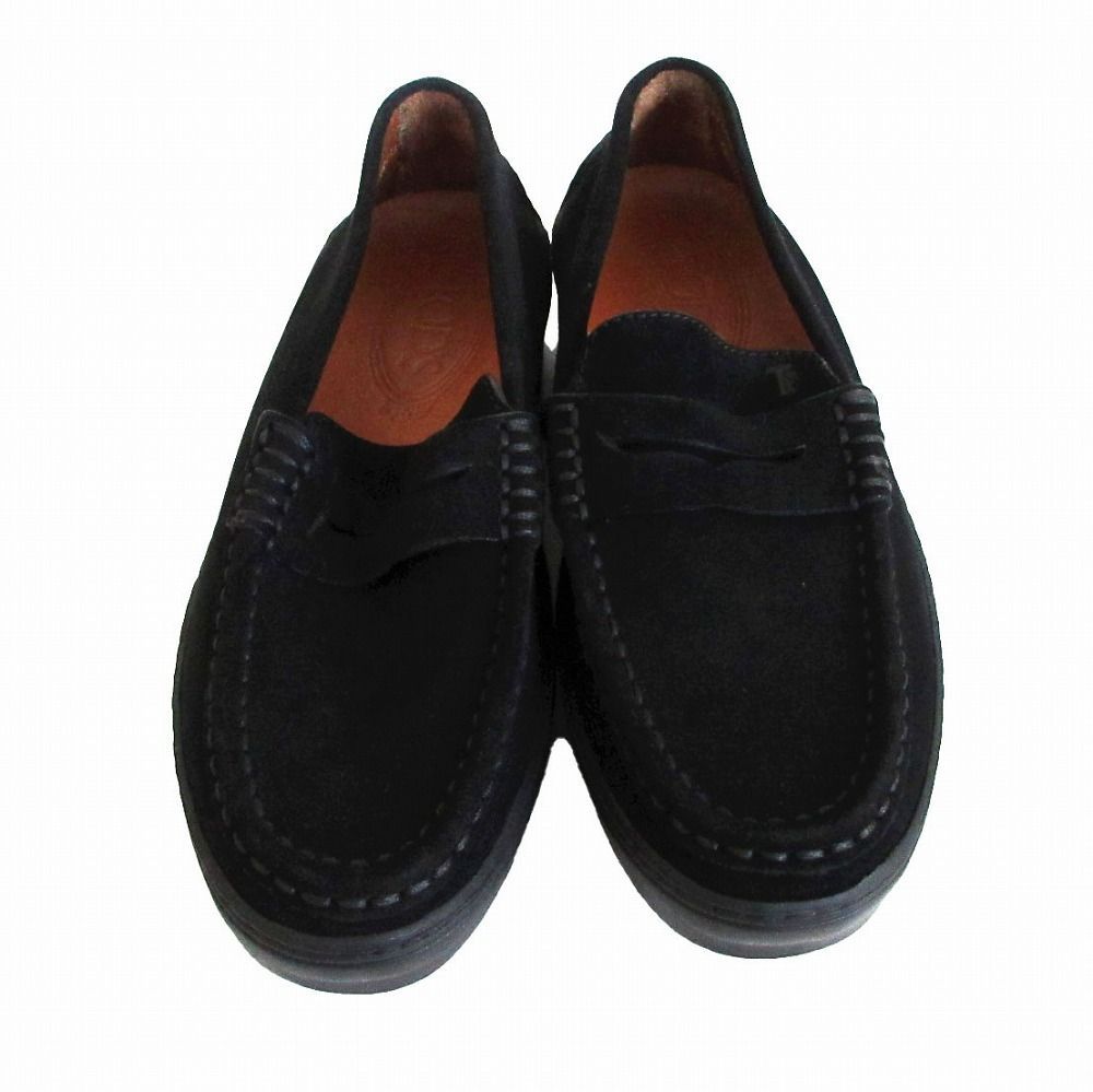 TODS トッズ スエード コインローファー ビブラムソール シューズ