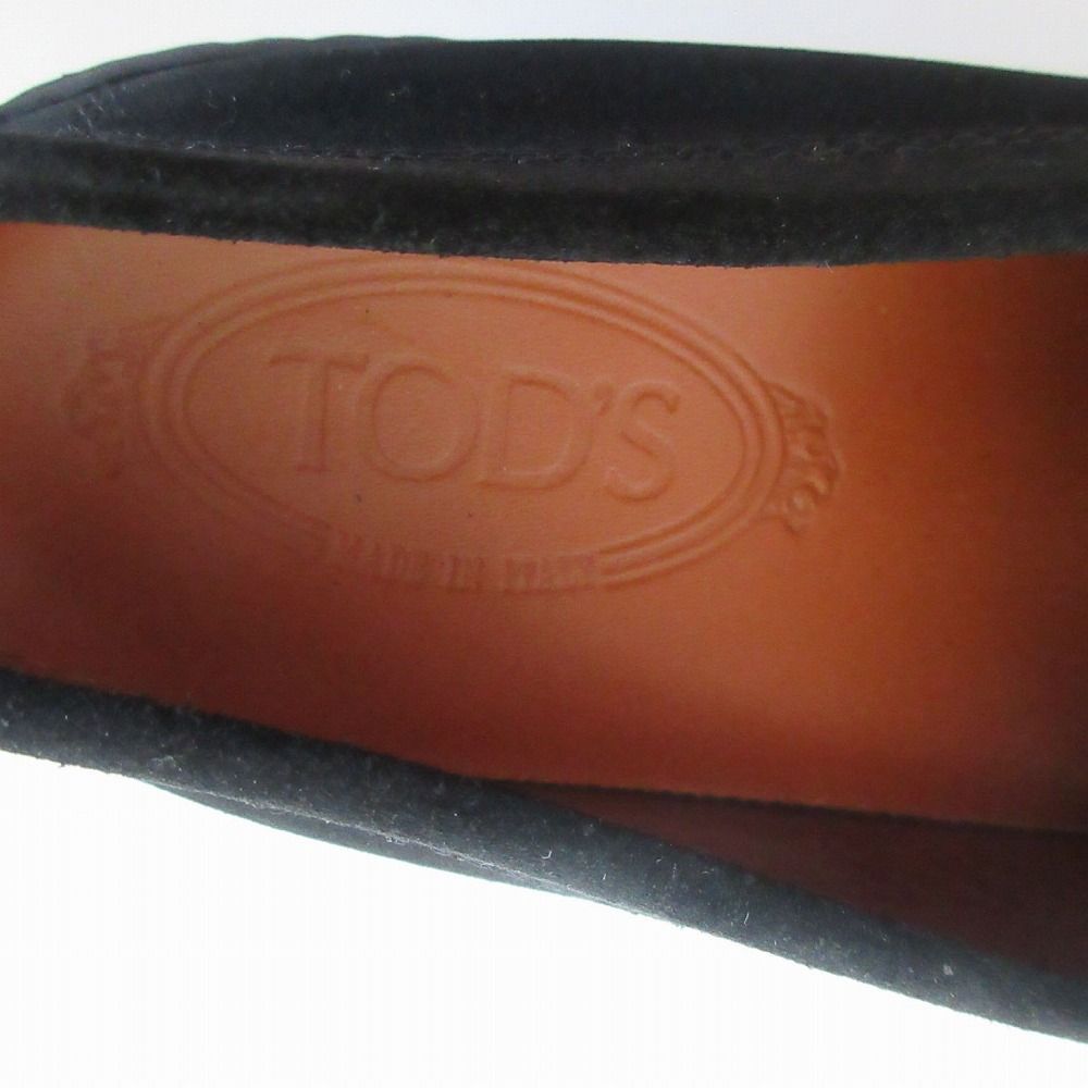 TODS トッズ スエード コインローファー ビブラムソール シューズ