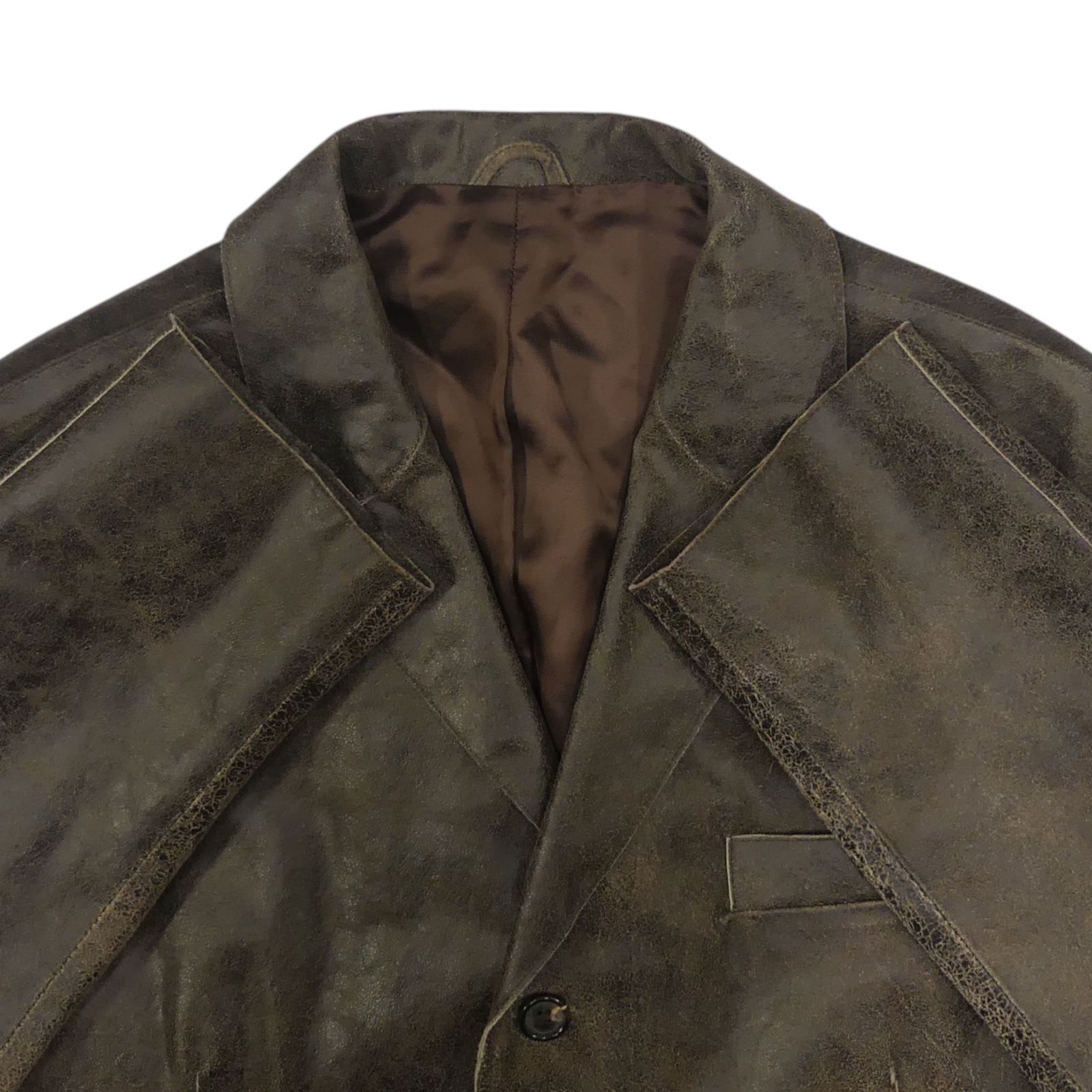 VERA PELLE イタリア製 テーラードジャケット 東欧商会 レザー 本革