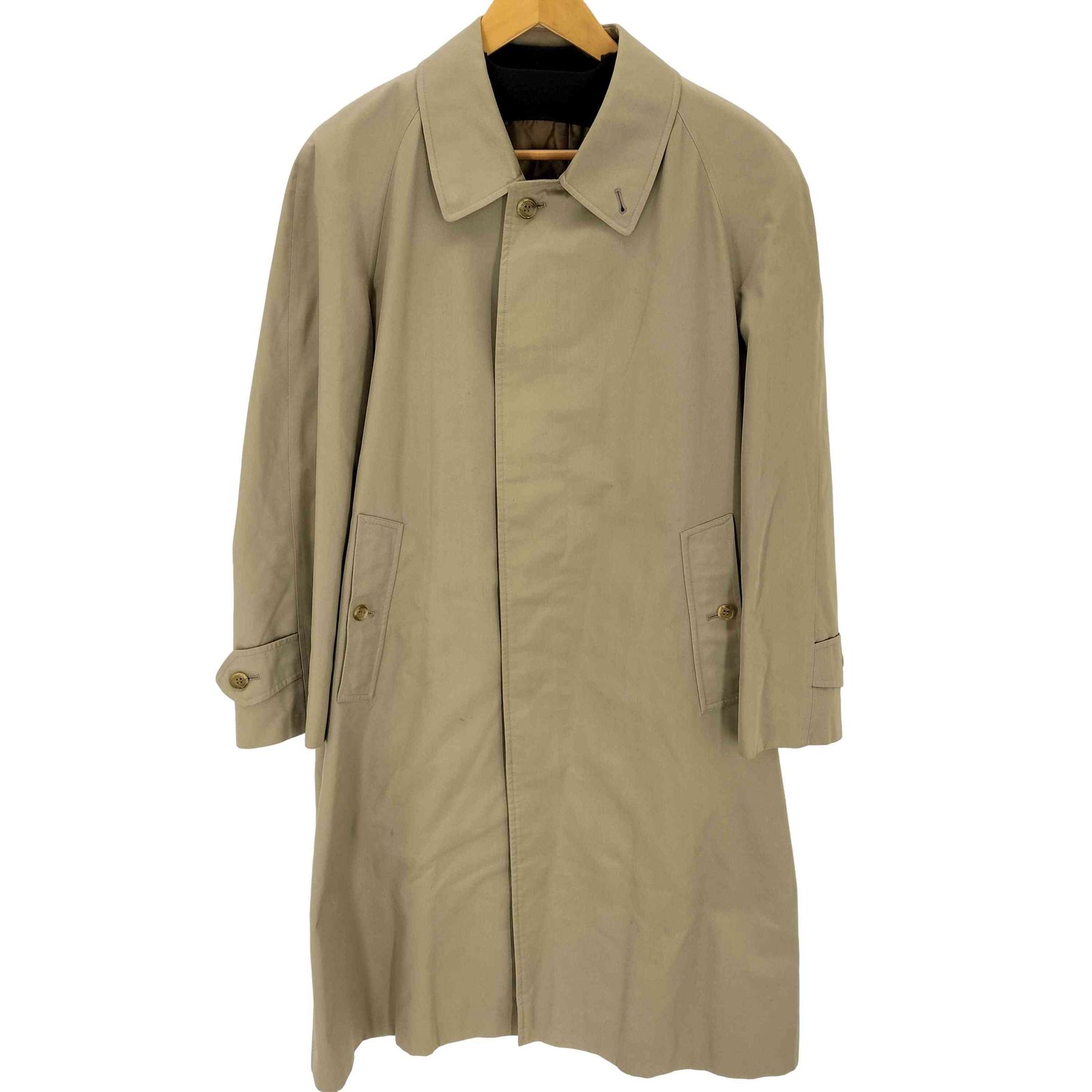 バーバリーズ BURBERRYS 英国製 ノバチェックライナー付 比翼ステン コート メンズ 表記無