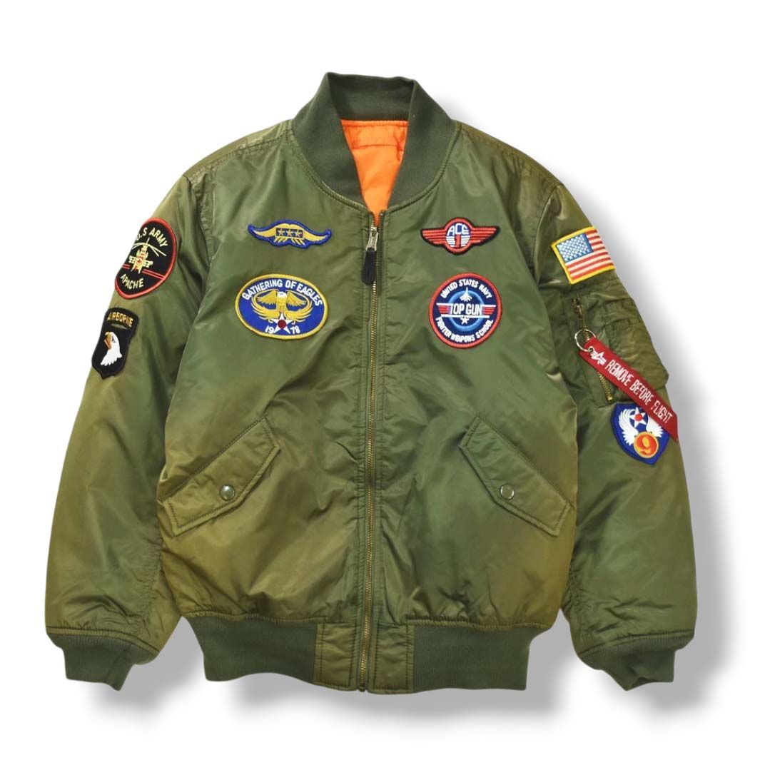 アルファインダストリーズ MA-1 フライトジャケット ワッペン 中綿 【S】 アルファ インダストリーズ ALPHA INDUSTRIES US ARMY 米軍 アメリカ軍