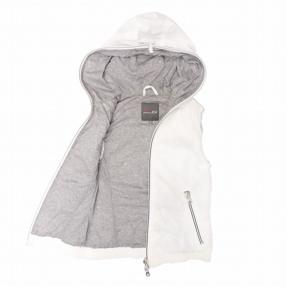 DUVETICA デュベティカ ABREZIA ダウンベスト ジップアップ フーデット