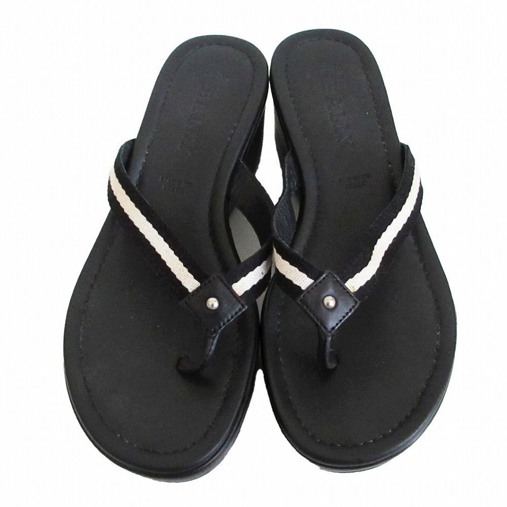 BALLY バリー トレインスポッティング ストライプ柄 ウェッジソール