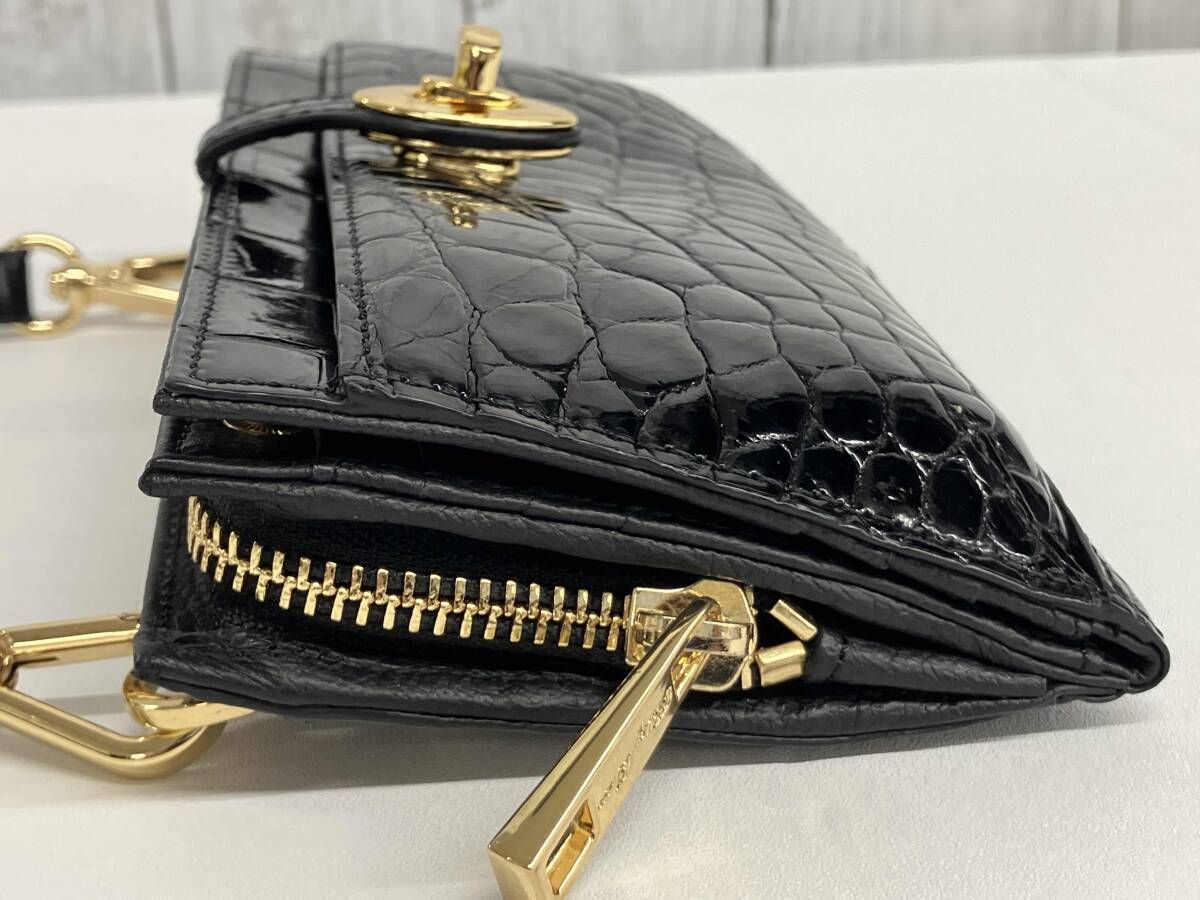Pelley Lusso ウォレットショルダーバッグ ペレリーロッソ ミニ