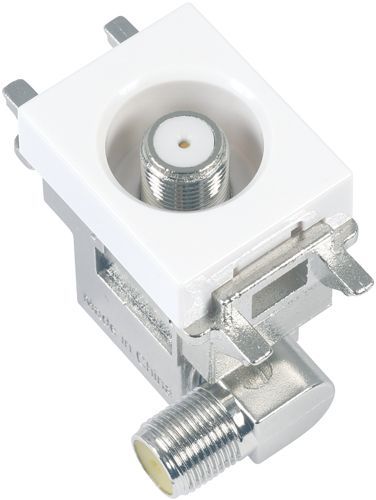 小型壁面テレビ端子(通電仕様)DXアンテナ SU7L2S（10個セット）