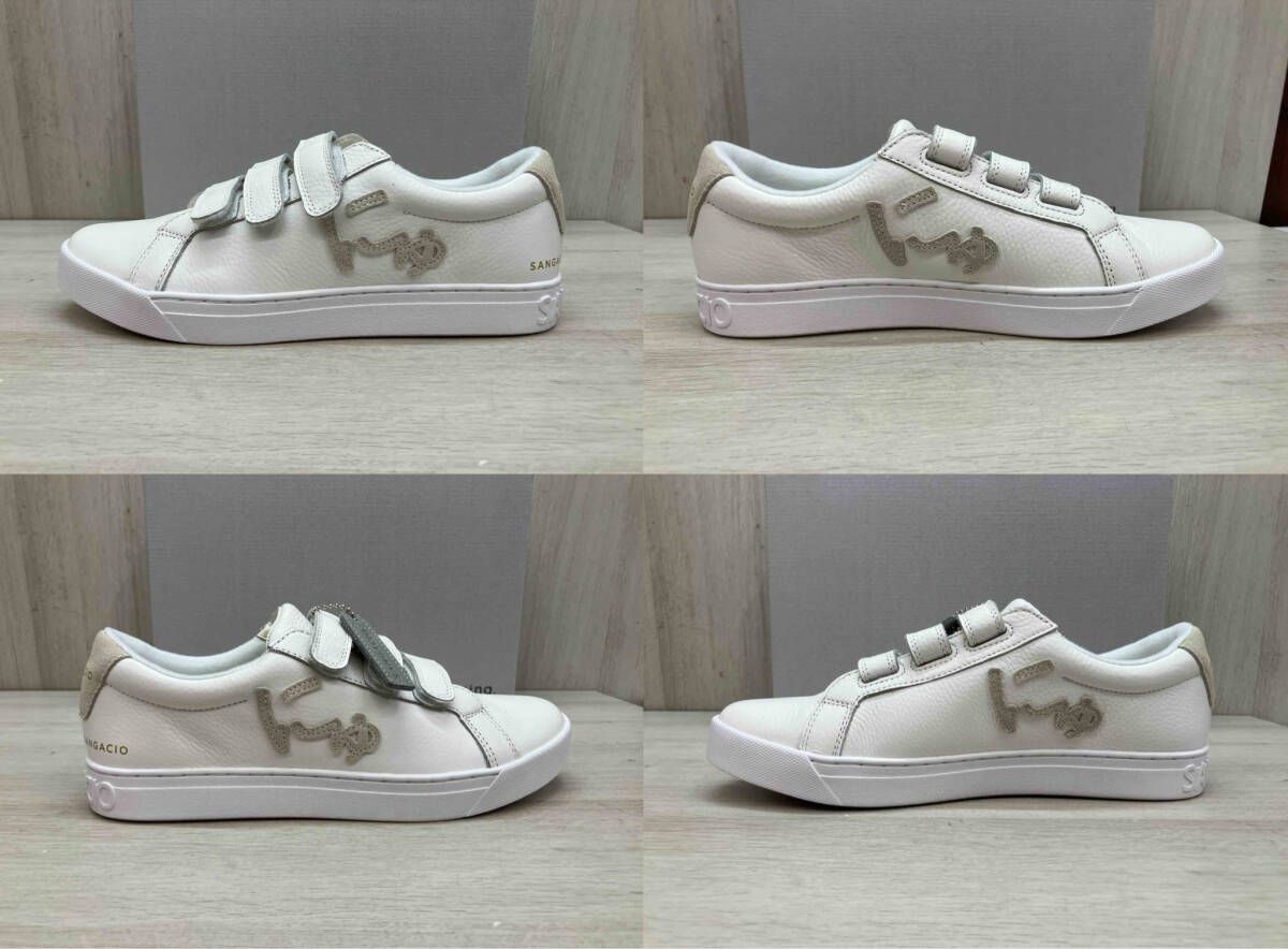 スニーカー via SANGACIO サンガッチョ OFF COAT ホワイト 26cm 箱あり