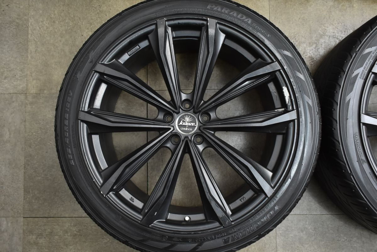 ホイール ウェッズ クレンツェ グラベン 680 EVO 22 in 9 J 35 PCD 114 3 ヨコハマ パラダ スペックX 265 40 R レクサス RX ムラーノ