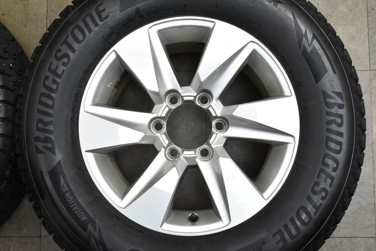 バリ溝 DM-V3付】トヨタ 150系 ランドクルーザープラド 後期 純正 17in