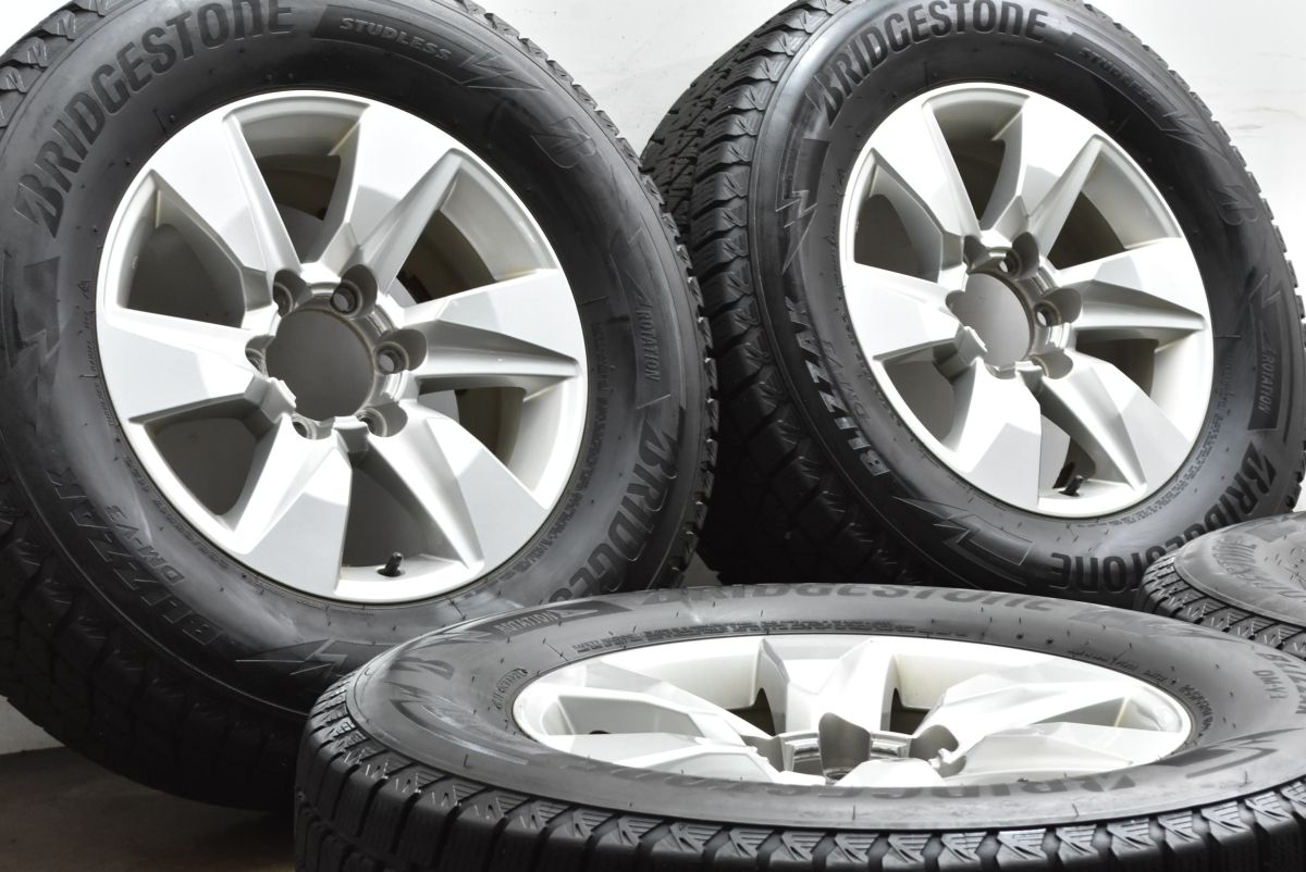 バリ溝 DM-V3付】トヨタ 150系 ランドクルーザープラド 後期 純正 17in