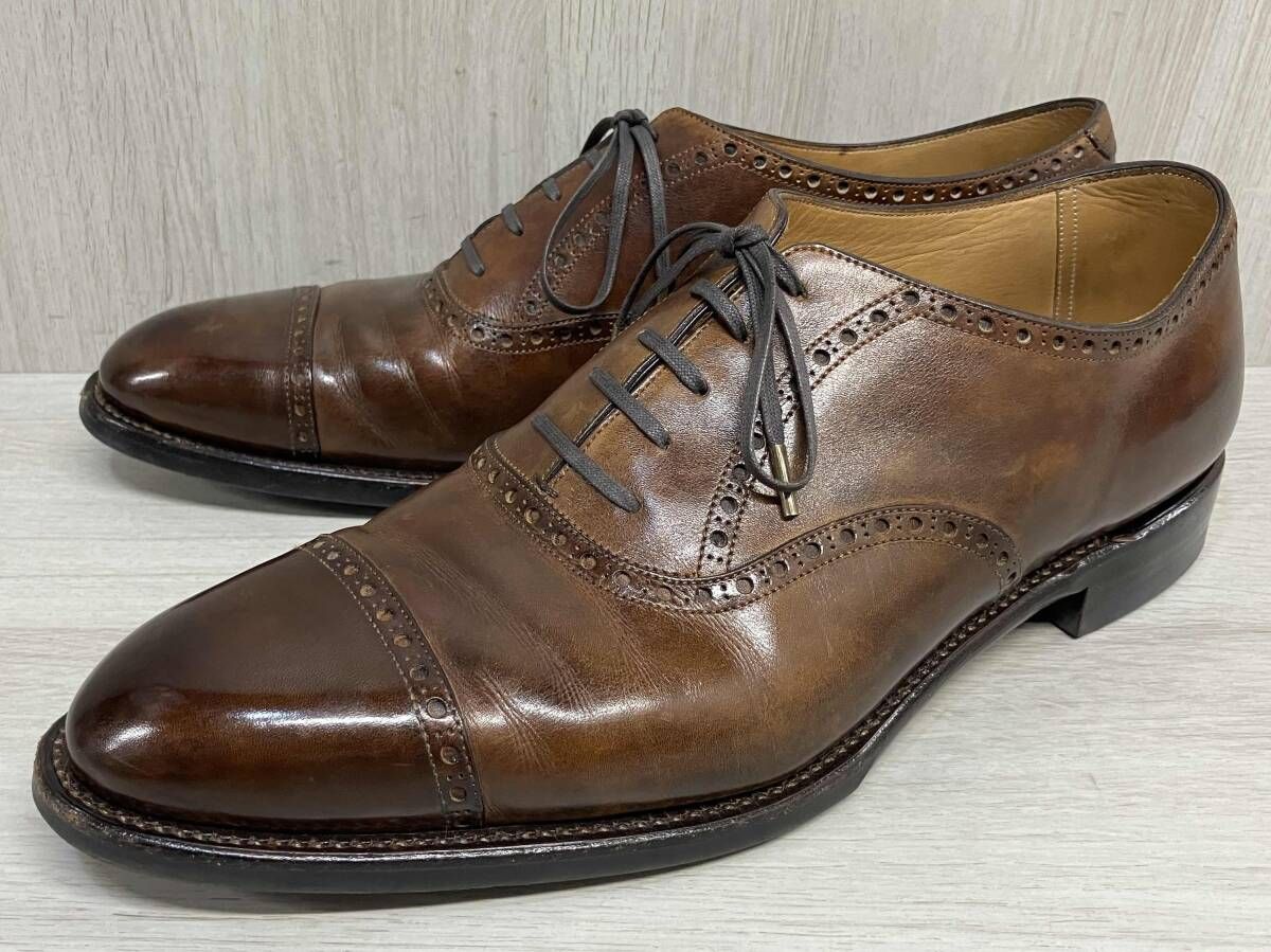 Corno blu made in japan コルノブルゥ ストレートチップ ブラウン ドレスシューズ ダイナイトソール オーダーメイド