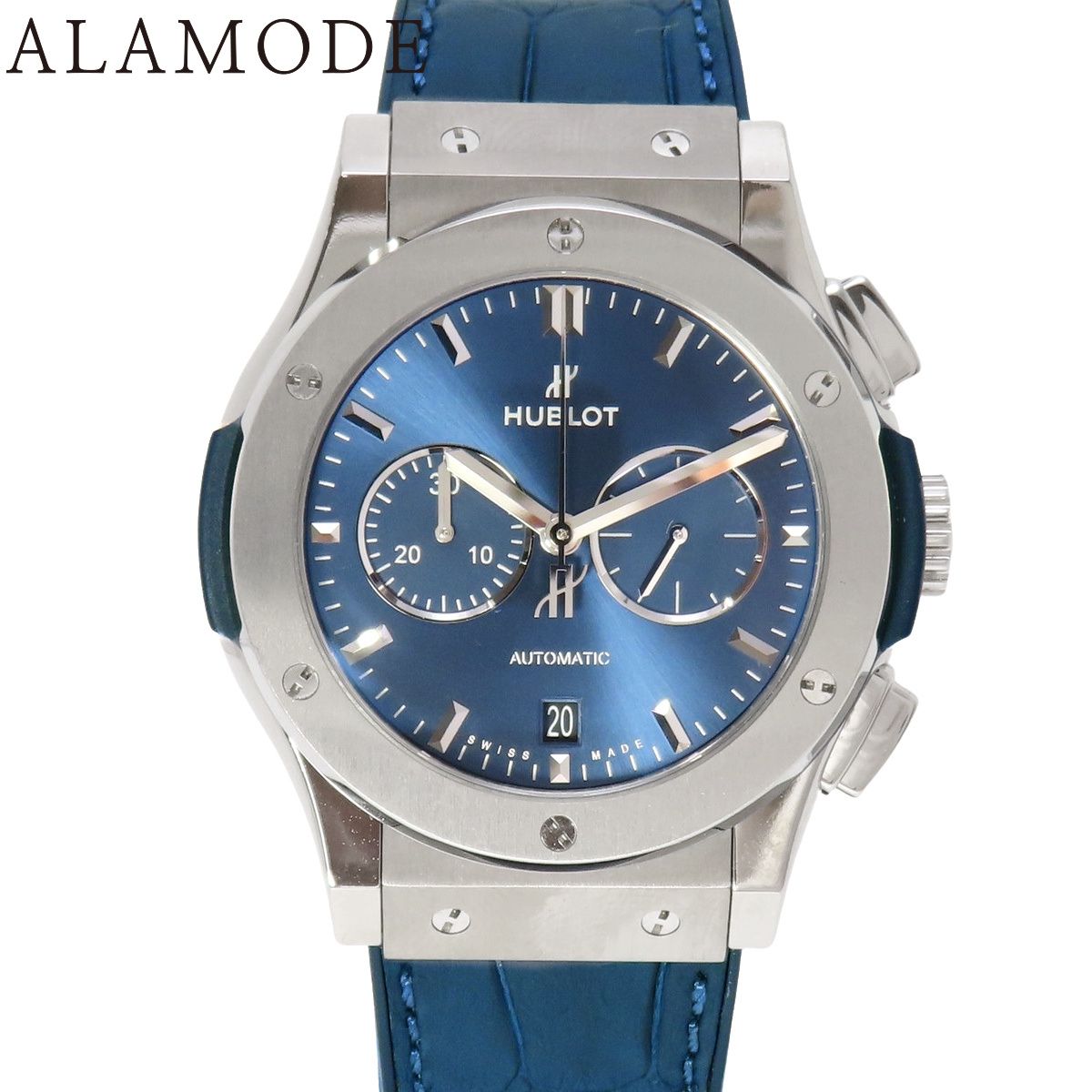 ウブロ クラシックフュージョン 541.NX.7170.RX TI/ラバー ブルー 自動