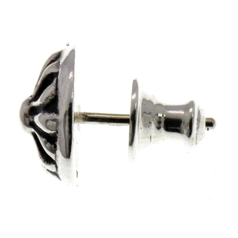 クロムハーツ クロスボールスタッド シルバー 片耳ピアス クロムハーツ