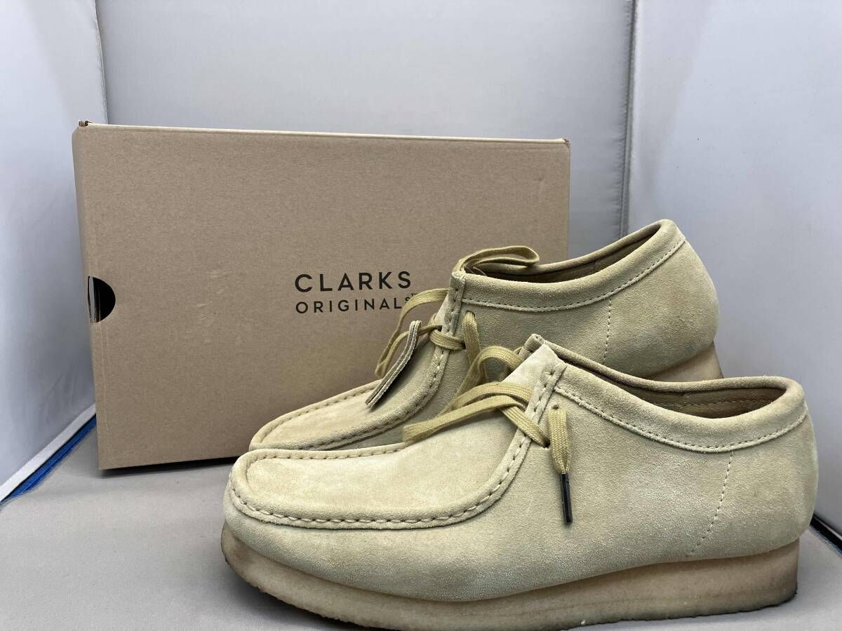 Clarks Wallabee 11826 デッキシュ-ズ 29 cm ベージュ