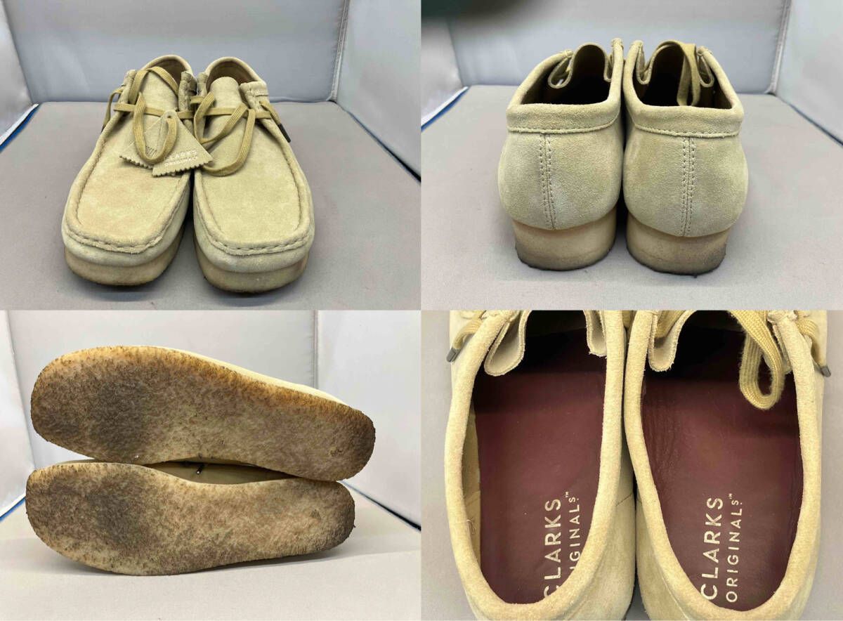 Clarks Wallabee 11826 デッキシュ ズ 29 cm ベージュ