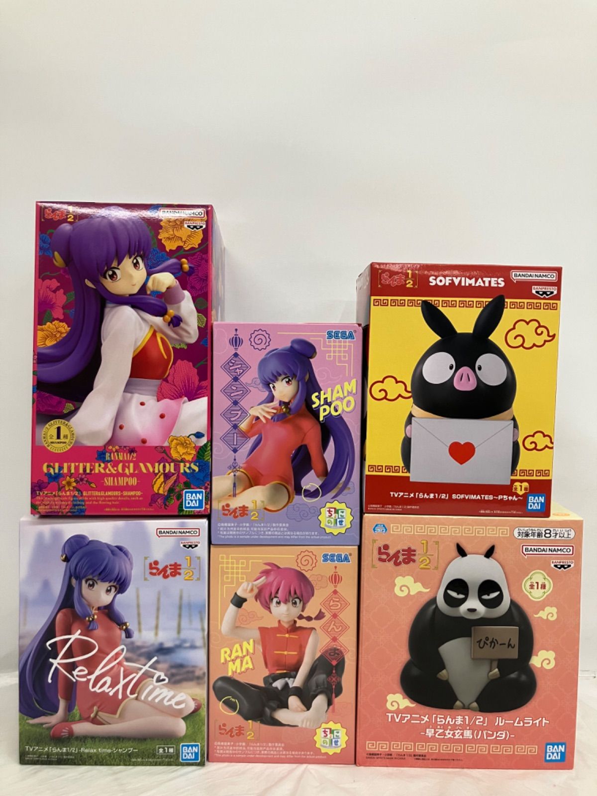 未開封 らんま1/2 らんま シャンプー ちょこのせプレミアムフィギュア