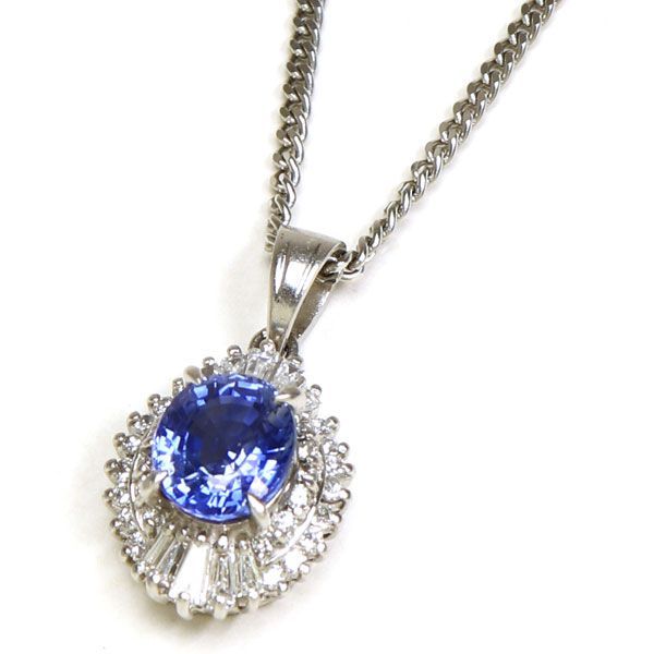 銀座ジュエリーマキ pt 850プラチナダイヤモンドネックレス ジュエリー